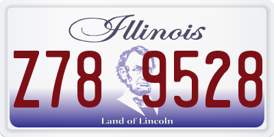 IL license plate Z789528
