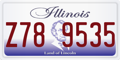 IL license plate Z789535