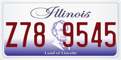 IL license plate Z789545
