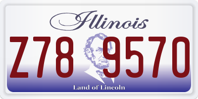 IL license plate Z789570