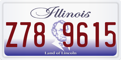 IL license plate Z789615