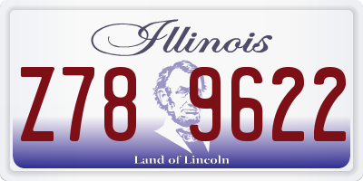 IL license plate Z789622