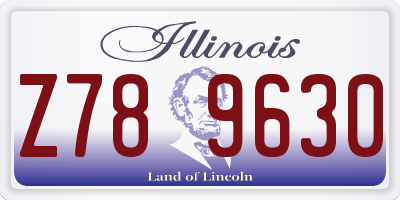 IL license plate Z789630