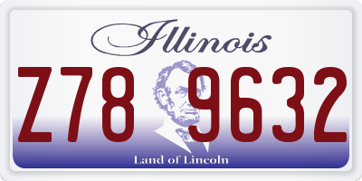 IL license plate Z789632