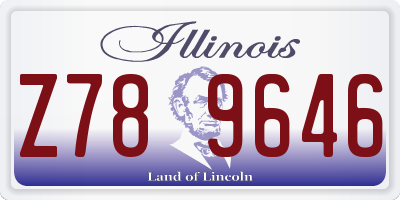 IL license plate Z789646