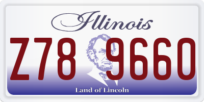 IL license plate Z789660