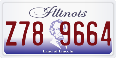 IL license plate Z789664
