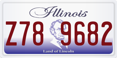 IL license plate Z789682
