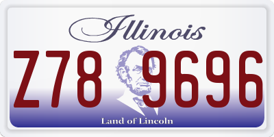 IL license plate Z789696