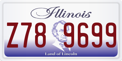 IL license plate Z789699