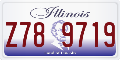 IL license plate Z789719