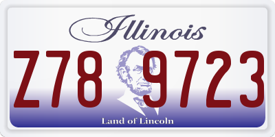 IL license plate Z789723