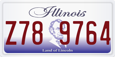 IL license plate Z789764