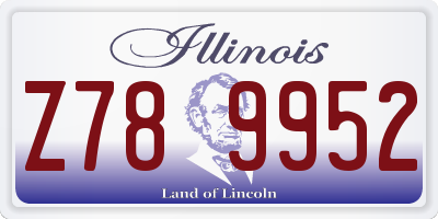 IL license plate Z789952