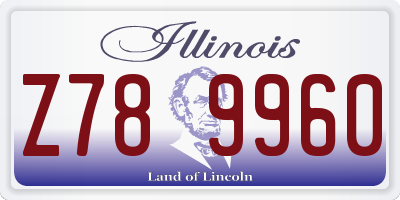IL license plate Z789960