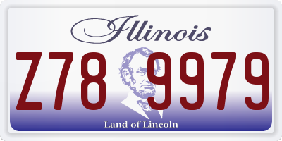 IL license plate Z789979