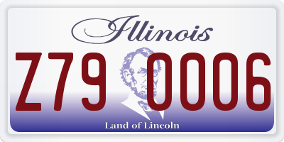IL license plate Z790006
