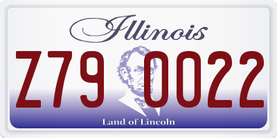 IL license plate Z790022
