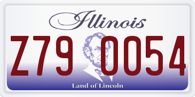 IL license plate Z790054
