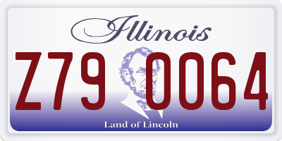 IL license plate Z790064
