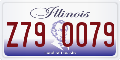 IL license plate Z790079