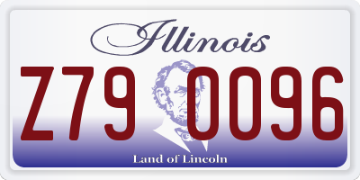 IL license plate Z790096