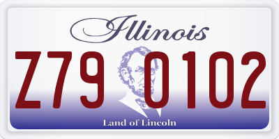 IL license plate Z790102