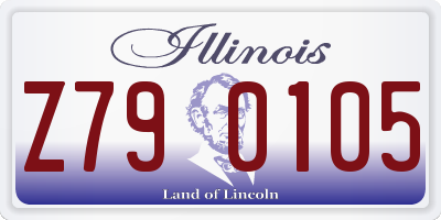 IL license plate Z790105