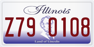 IL license plate Z790108