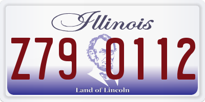 IL license plate Z790112