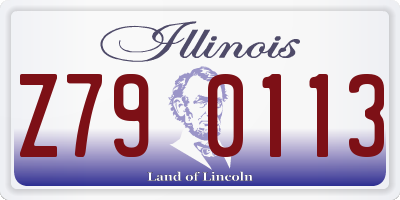 IL license plate Z790113