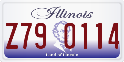 IL license plate Z790114