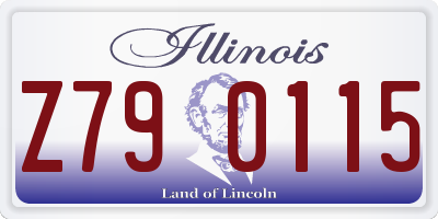 IL license plate Z790115