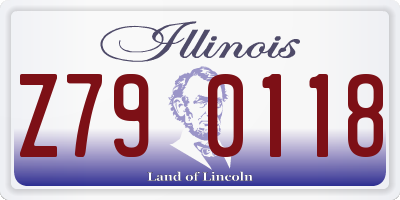 IL license plate Z790118