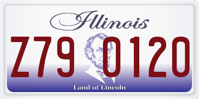 IL license plate Z790120