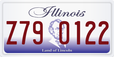 IL license plate Z790122