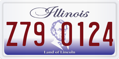IL license plate Z790124