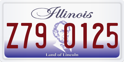 IL license plate Z790125
