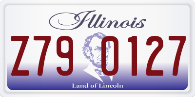 IL license plate Z790127