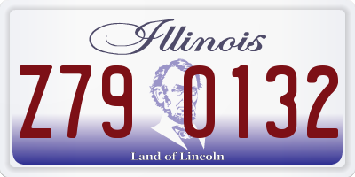 IL license plate Z790132