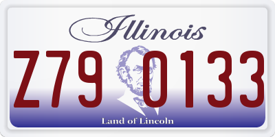 IL license plate Z790133