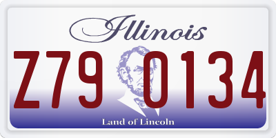 IL license plate Z790134
