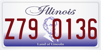IL license plate Z790136