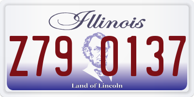 IL license plate Z790137