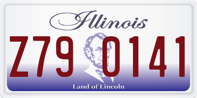 IL license plate Z790141