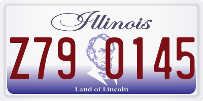 IL license plate Z790145