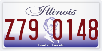 IL license plate Z790148