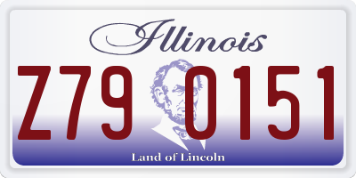IL license plate Z790151