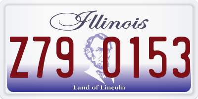 IL license plate Z790153