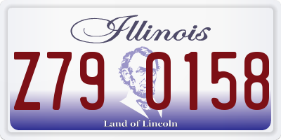 IL license plate Z790158